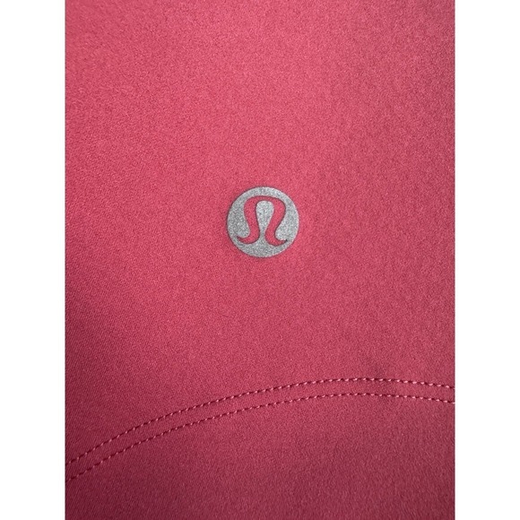 NEW Lululemon GLOW UP HR TIGHT 25" Size 8 Dessert Red Compression Leggings NWT - Picture 4 of 8